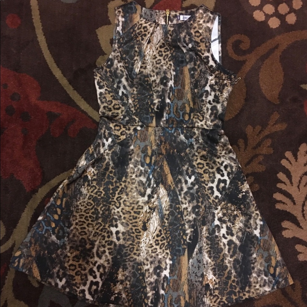Leopard colorful dress